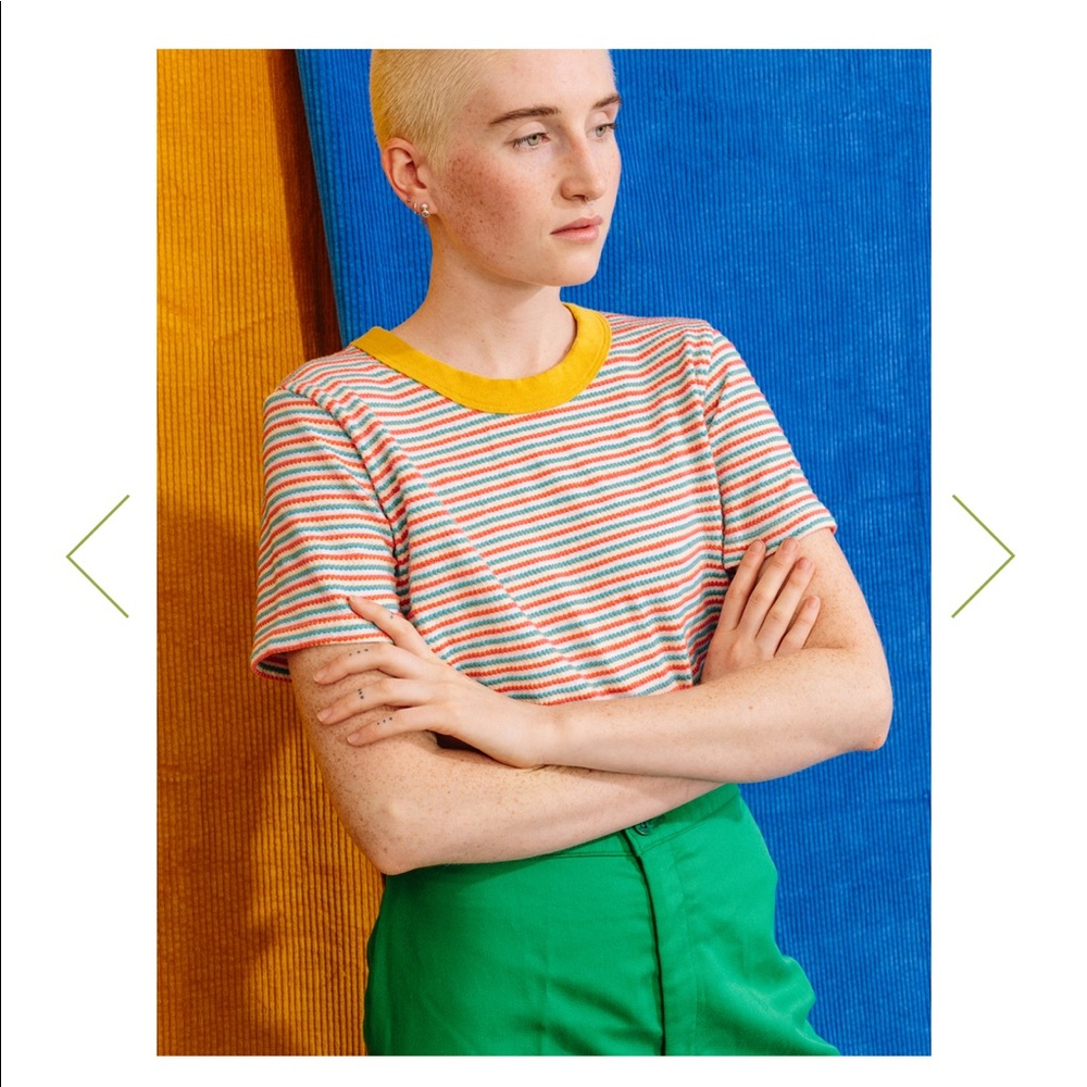BIG BUD PRESS | honeycomb stripe tee